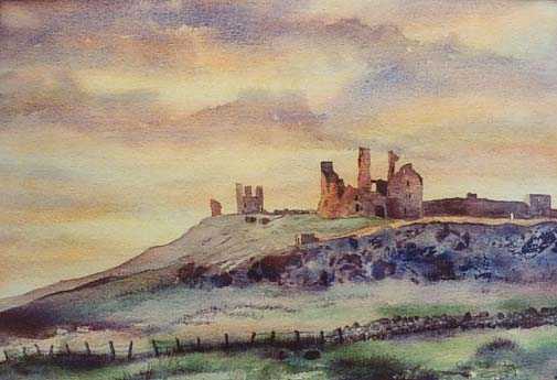 Dunstanburgh Castle |Northumberland castle | sunset